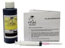 Black 120ml Kit for use in CANON printers - pigment-based ink